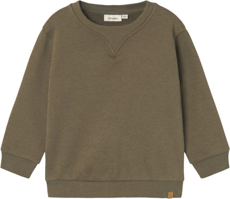 Lil' Atelier NMMILONDON RAN LS LOOSE SWEAT LIL Kalamata