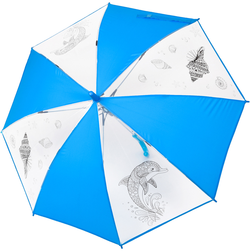 Strotz Regenschirm Mia Matic Mandala, Delfin