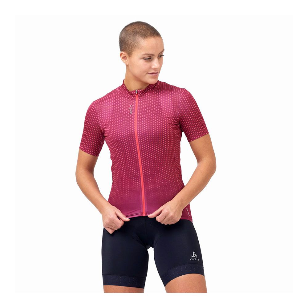 Odlo ZEROWEIGHT - Maillot Femme raspberry fudge/paradise pink