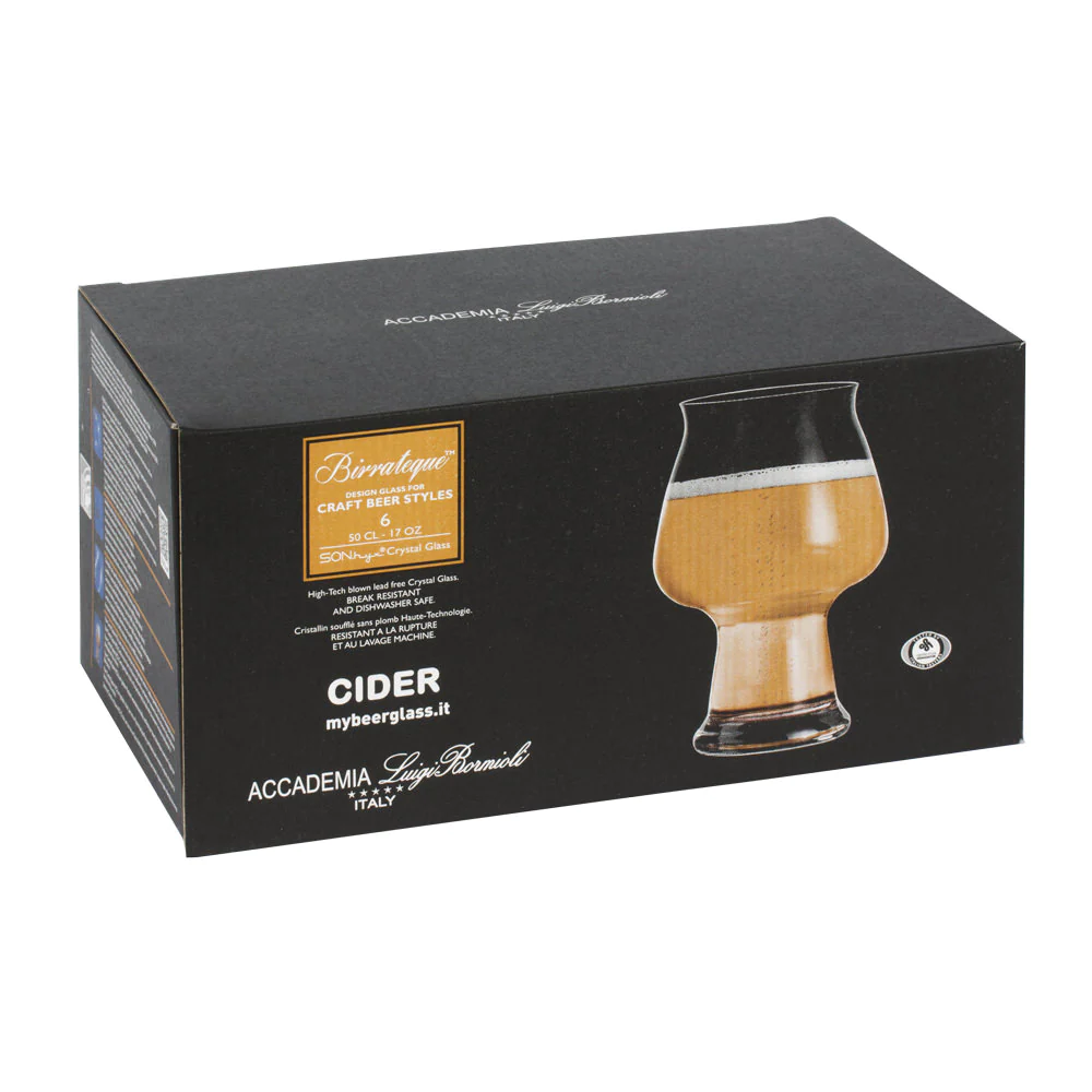 Chope à bière Birratèque 50 cl (lot de 6) Bormioli Luigi