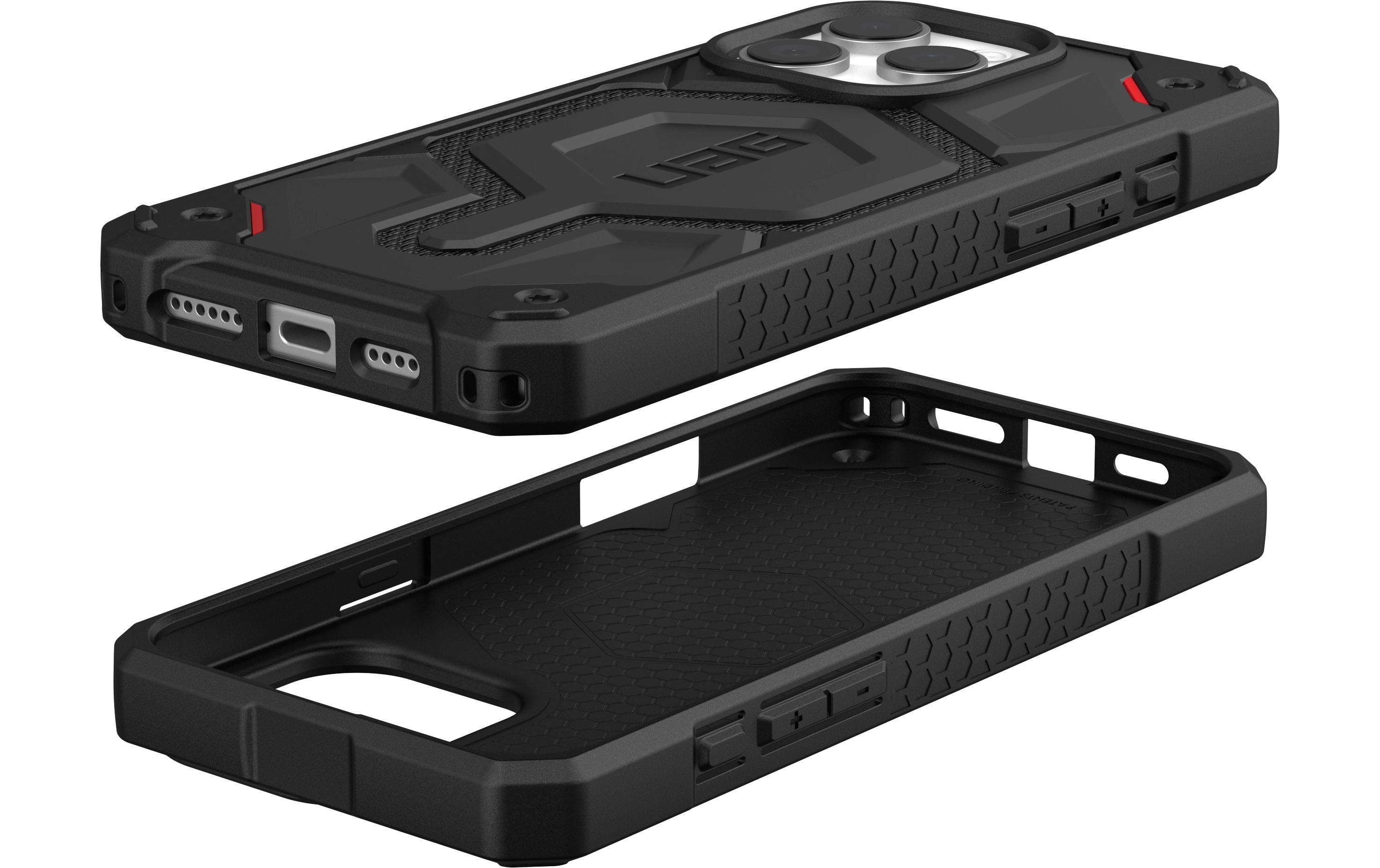 Back Cover Monarch Pro iPhone 16 Kevlar BlackSchutzhülle für das Apple iPhone 16