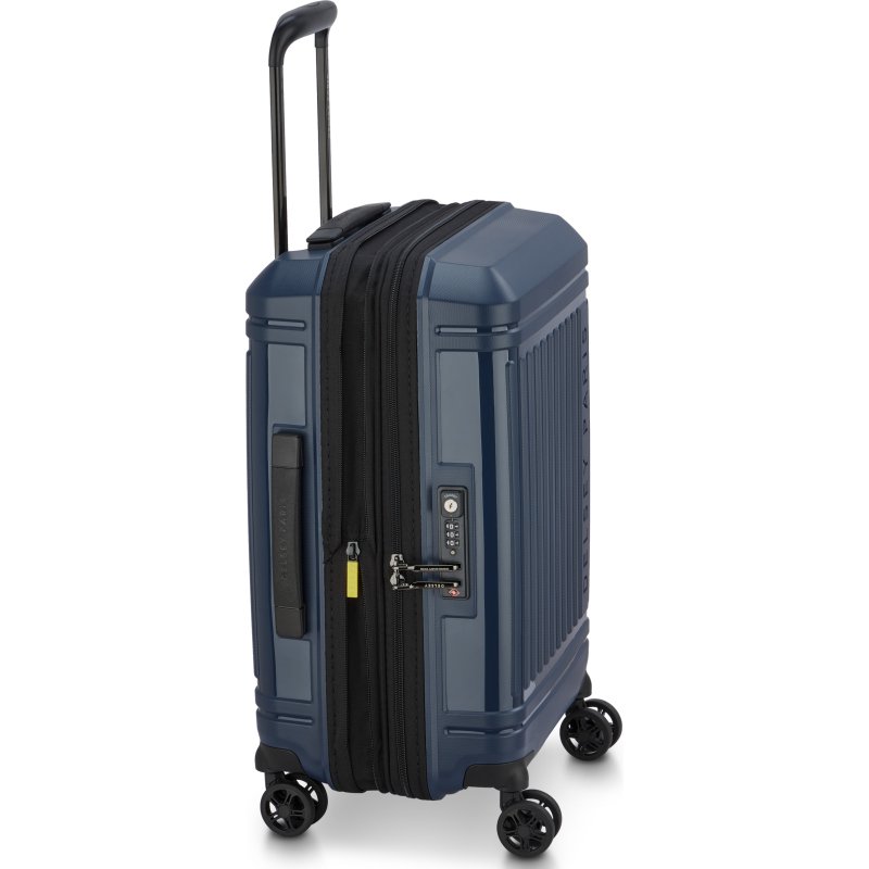 Delsey Valise Extensible Lutèce SE - 4 doubles roues 55 cm marine