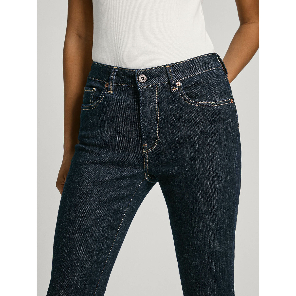 PEPE JEANS<br>Jeans skinny, cauda padrão