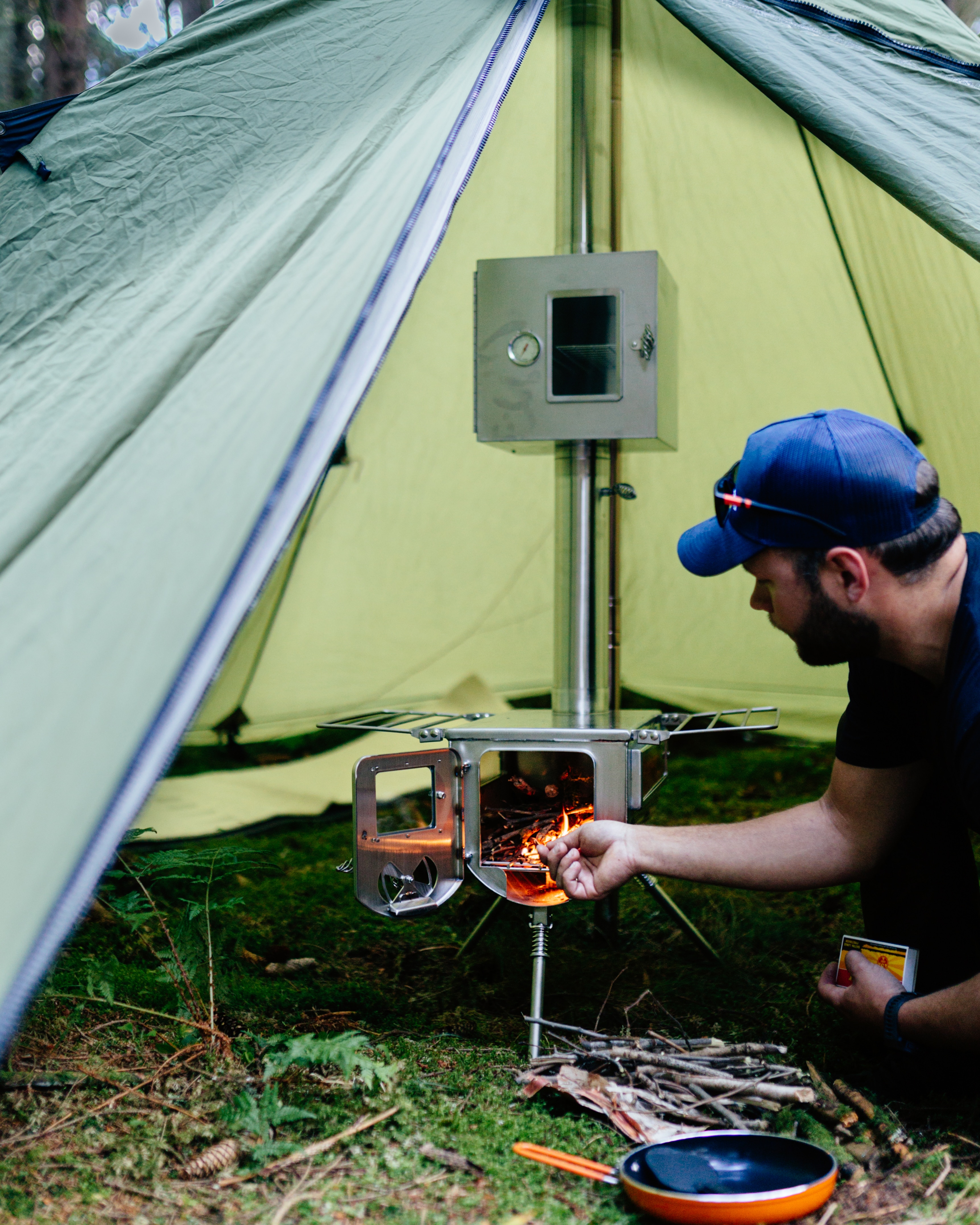 Winnerwell Woodlander Double View XL<br>Høy effekt og varme for selv de største teltene!