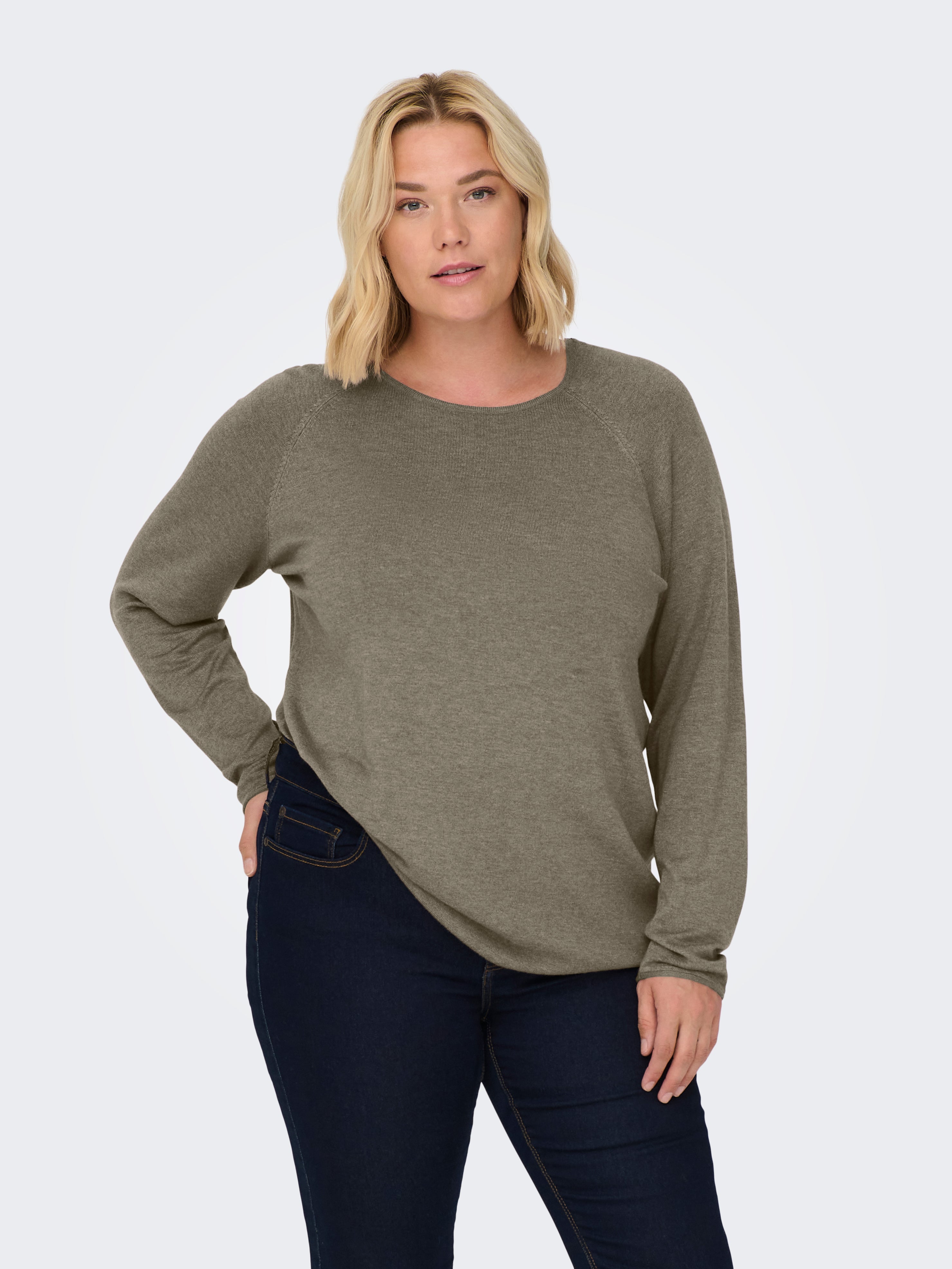 CARLADY Strickpullover Walnut