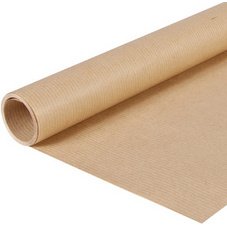 Kraft brun 60g, rl 10x1m - Brun