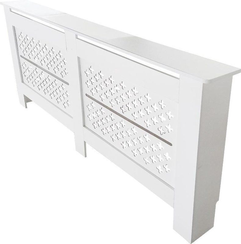 Radiatorombouw - verwarmingsombouw - radiatoromkasting - 172 cm x 82 cm - wit
