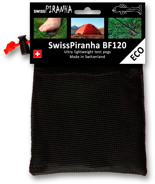 SwissPiranha Zelthering BF120 10er Set im Beutel