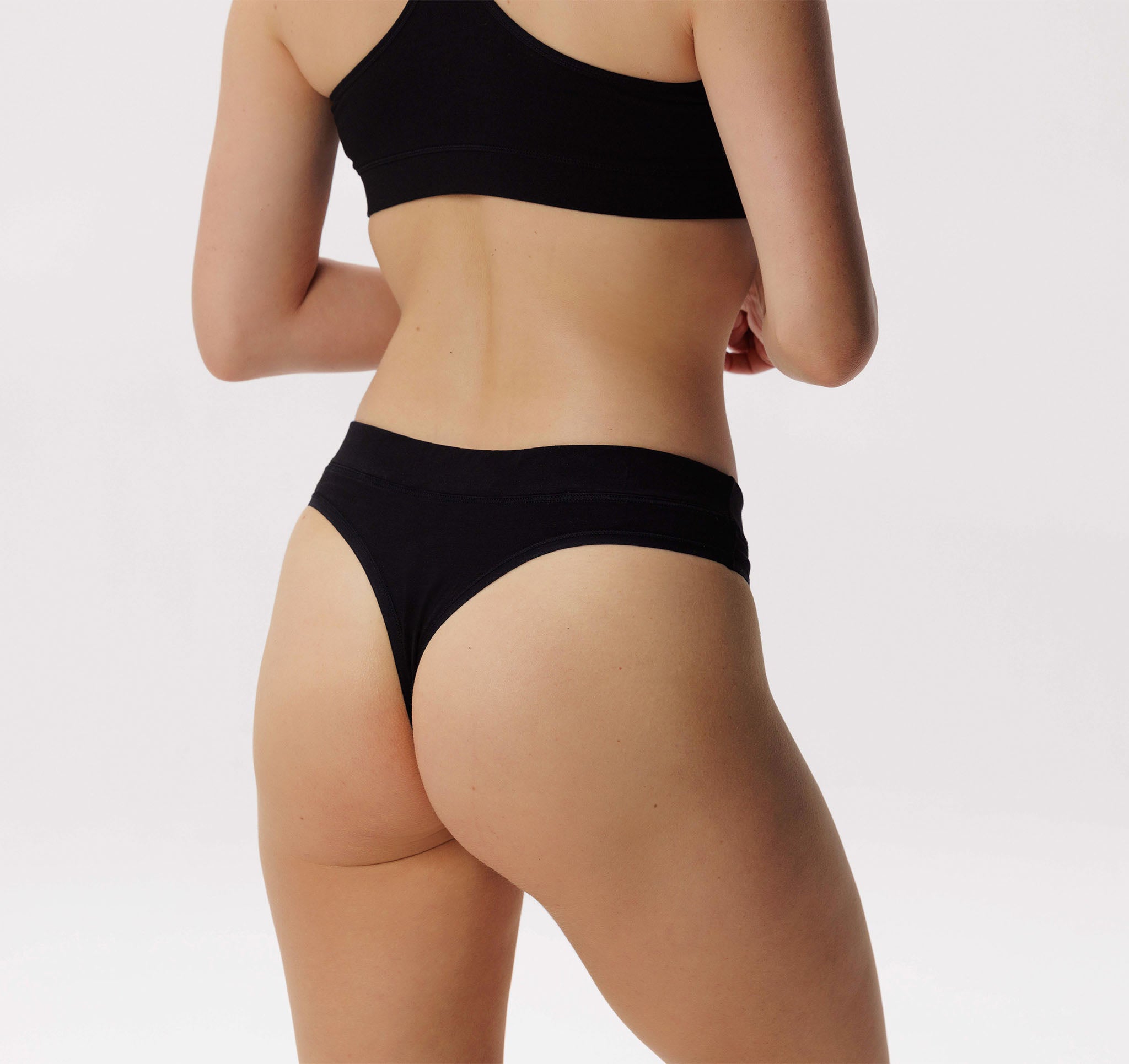 ORGANIC COTTON<br>Core Thong 2-pack