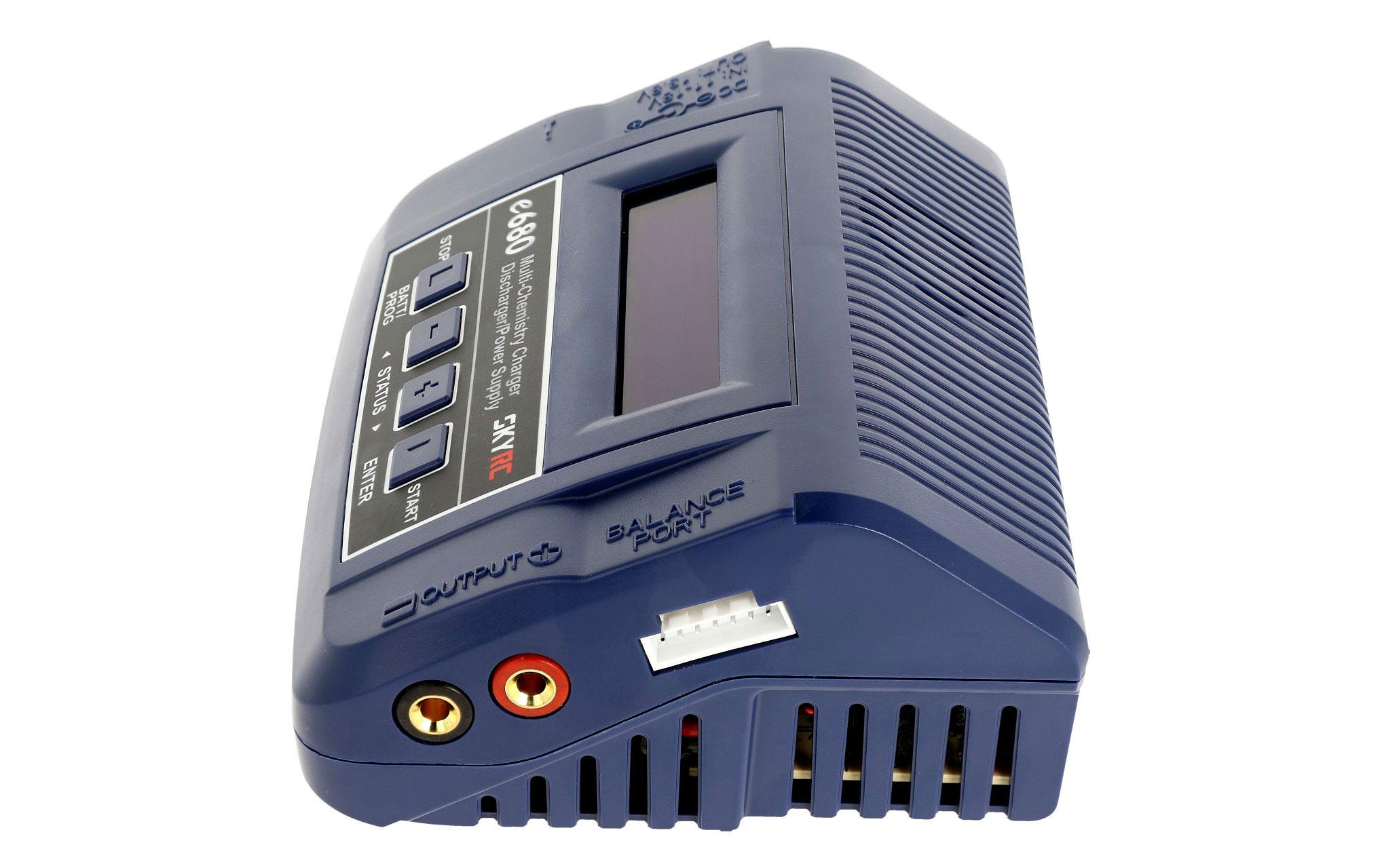 Ladegerät e680, AC/DC, 80W, 1-6SLadegeräte für 1-6S LiPo Akkus