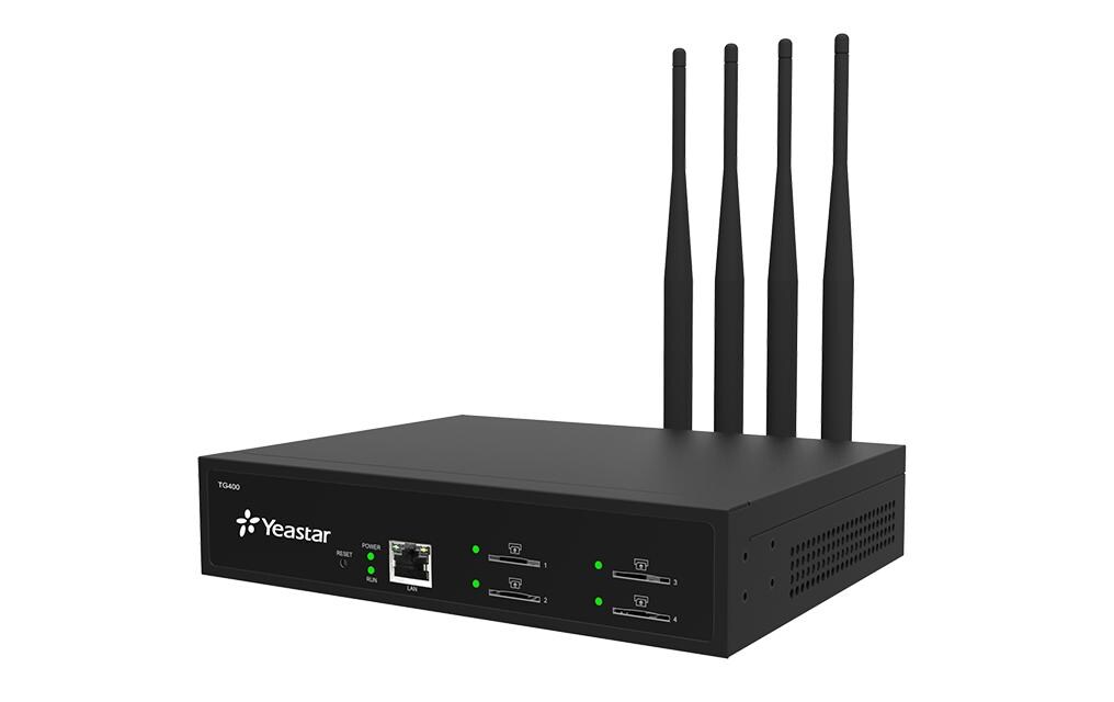 Gateway TG400L 4-Kanal<br>Yeastar LTE/4G-Gateway TG400L 4x Kanal
