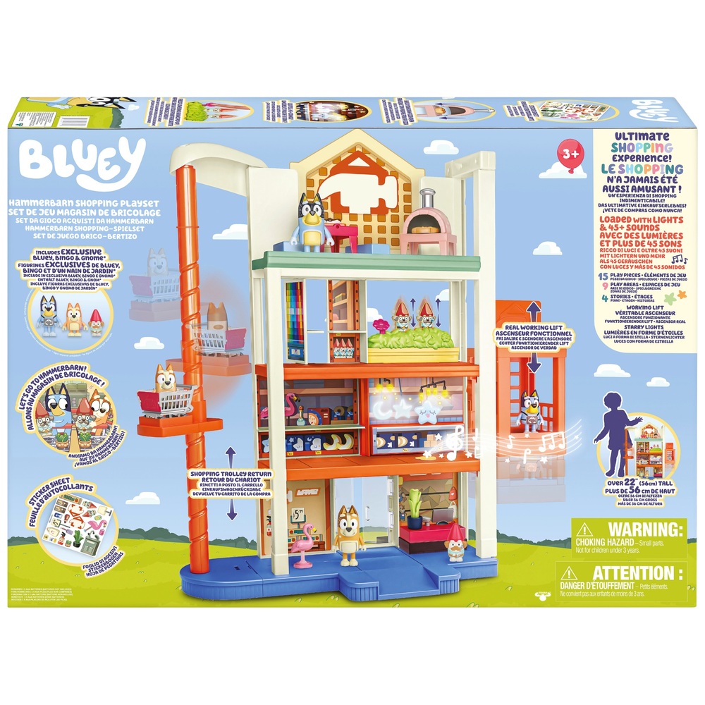 Bluey Hammerbarn Einkaufszentrum-Spielset