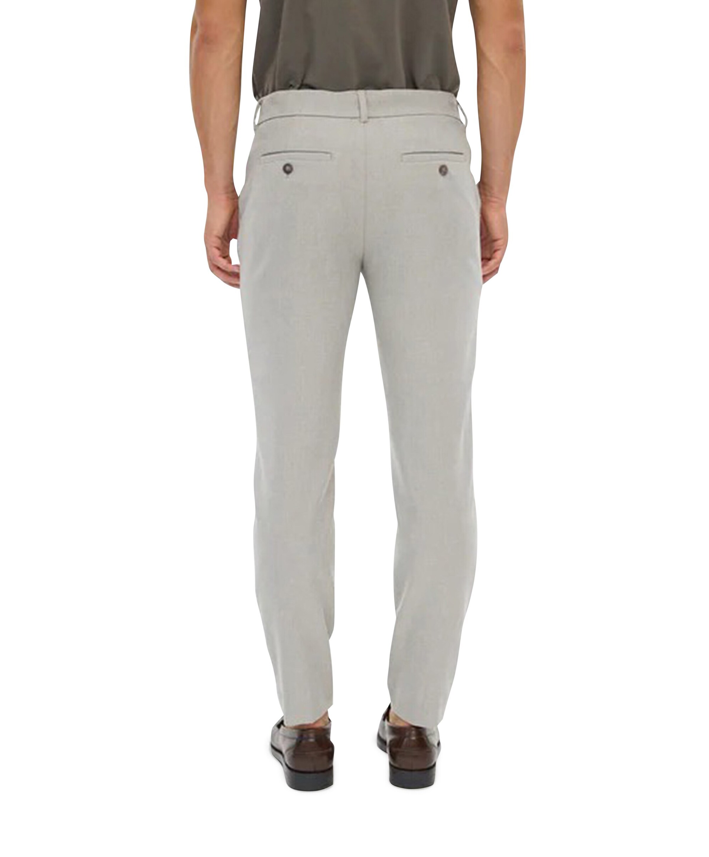 Plain JOSHPL 162 GREY MIST heren broek grijs