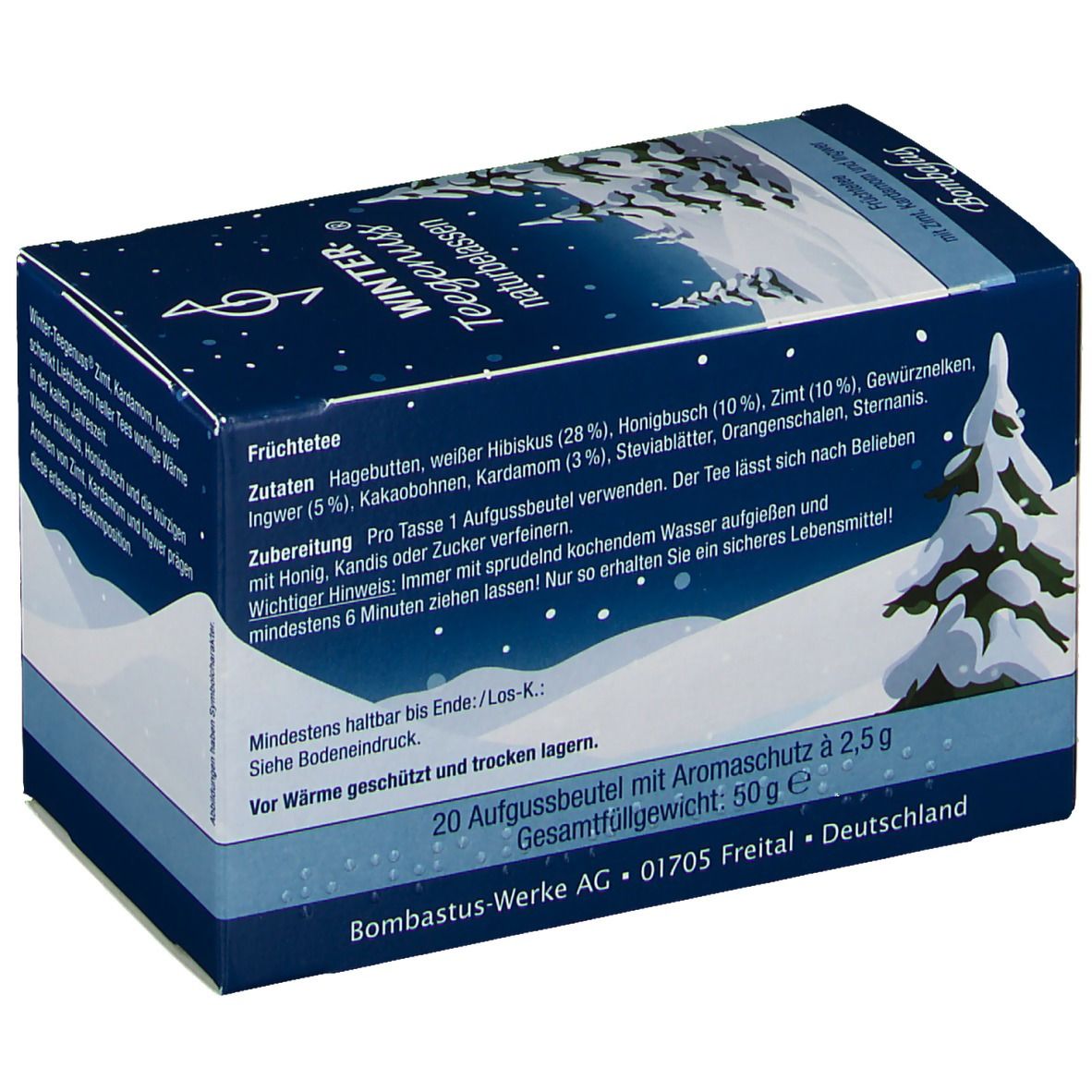 WINTER-TEEGENUSS Zimt Kardamom Ingwer