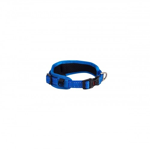 Coleira acolchoada azul para cães Rogz