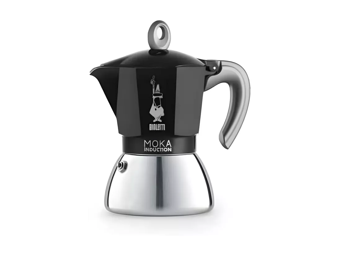 Cafetière italienne Moka induction 6 tasses noir