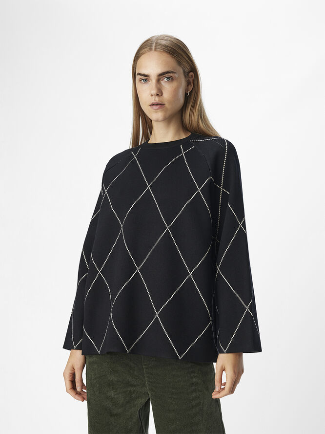 Object OBJESTER LS KNIT TOP AOP NOOS Multi