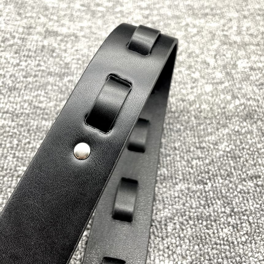 Malnia Home - Riem van imitatieleer met studs