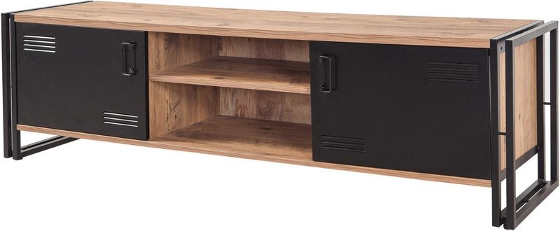 Arabic House - Cosmo Rex - Tv-Meubel - Atlantic Pine - Zwart - Melamine