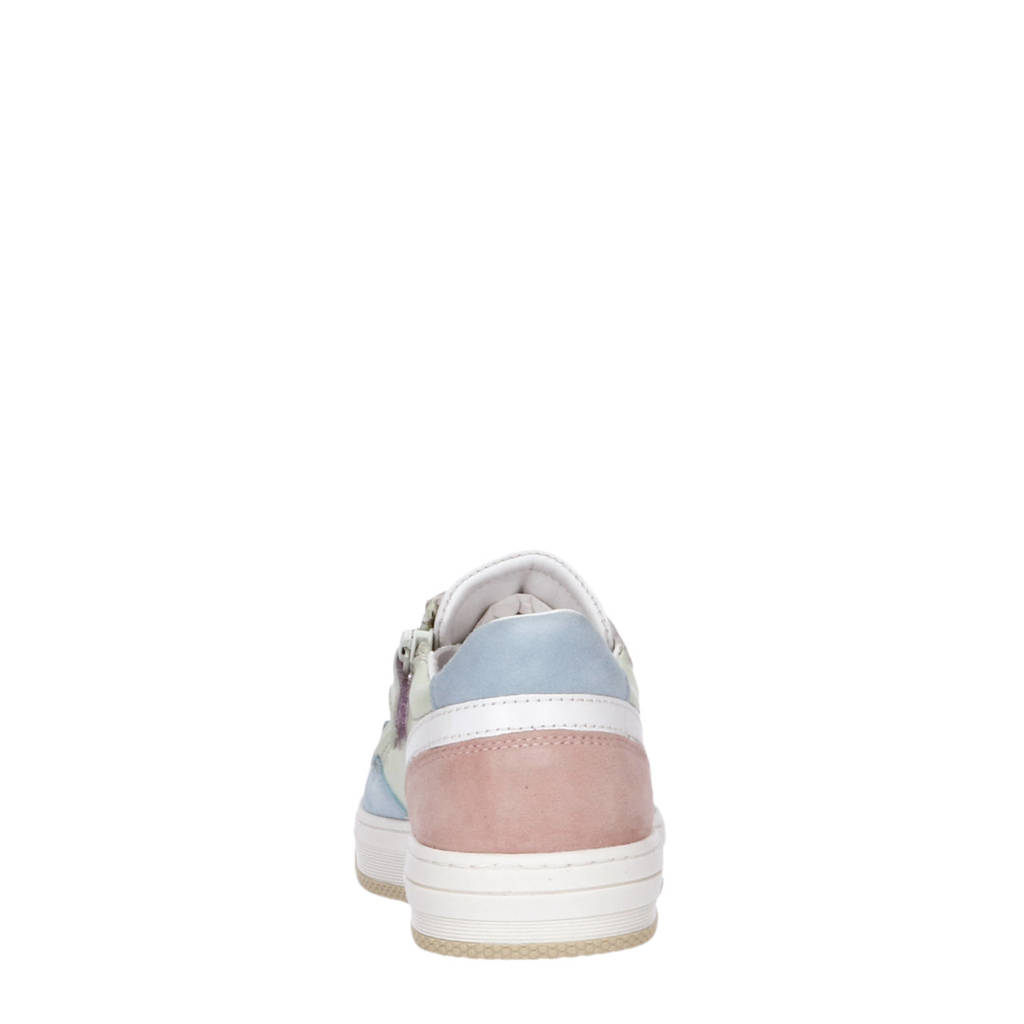 Hip sneakerslichtblauw combi