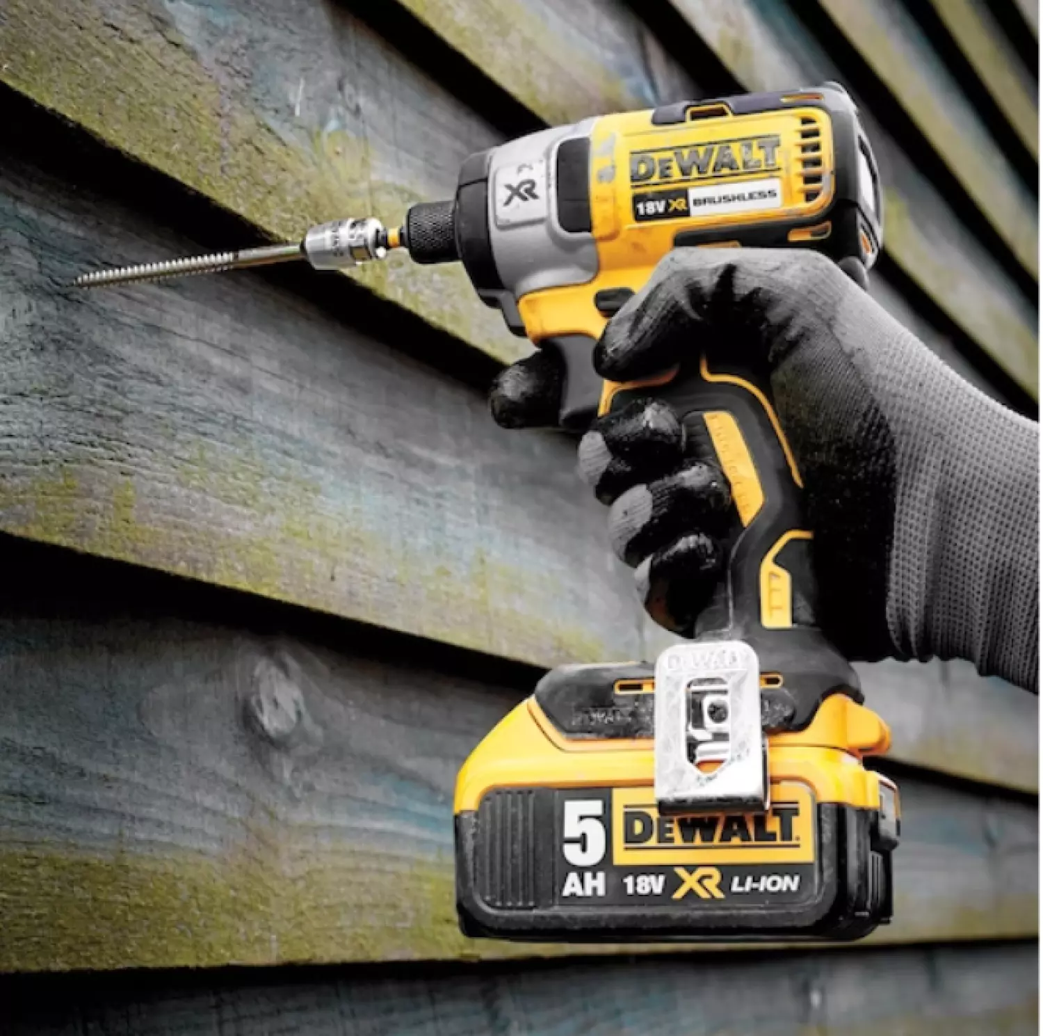 DeWALT DCF887P2 18V Li-Ion accu slagschroevendraaier set (2x 5.0Ah accu) in TSTAK - koolborstelloos