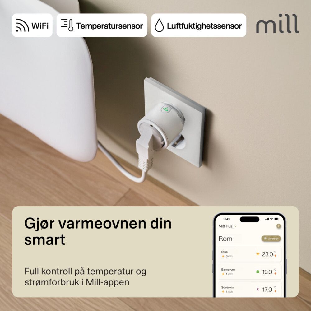 STIKKONTAKTMILL SMART WIFI
