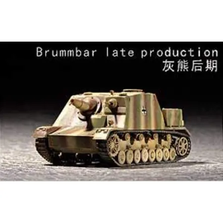 Trumpeter 1/72 Deutscher Sturmpanzer Brummbär, Späte Ausführung
