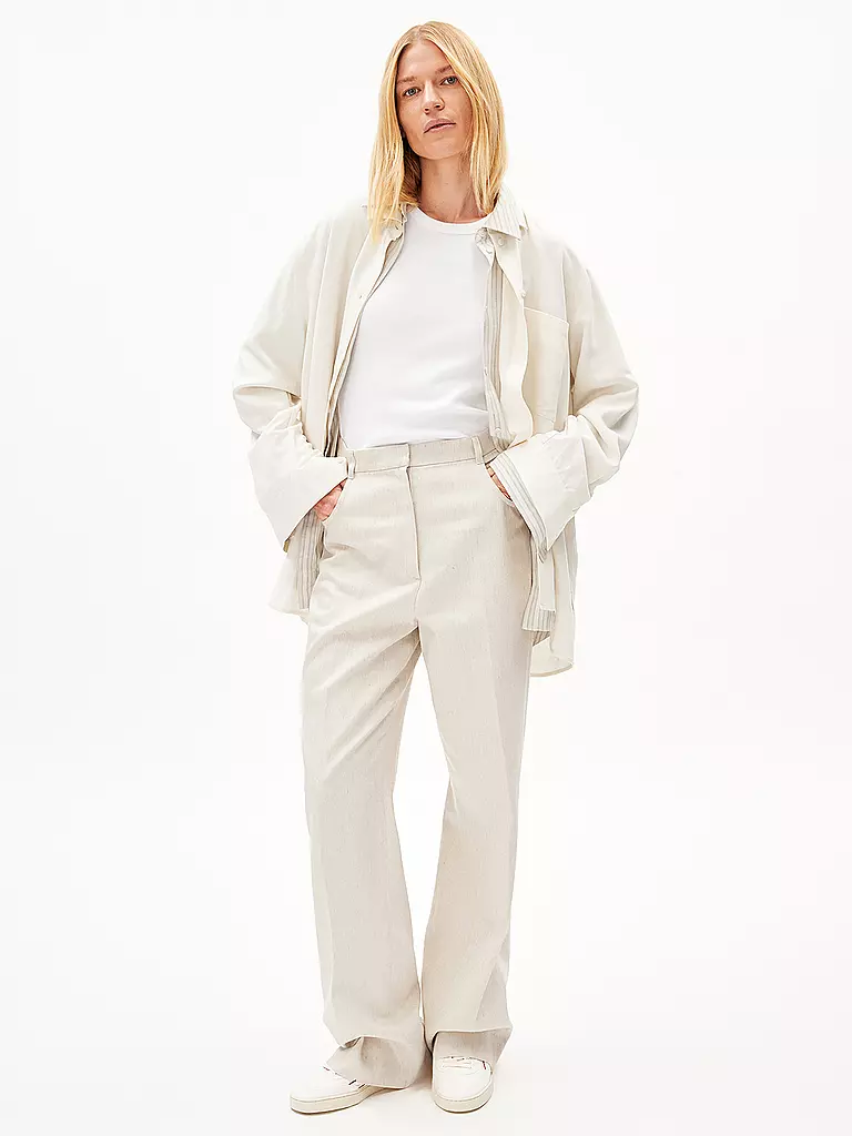 ARMEDANGELS Marlenehose JUMAA creme