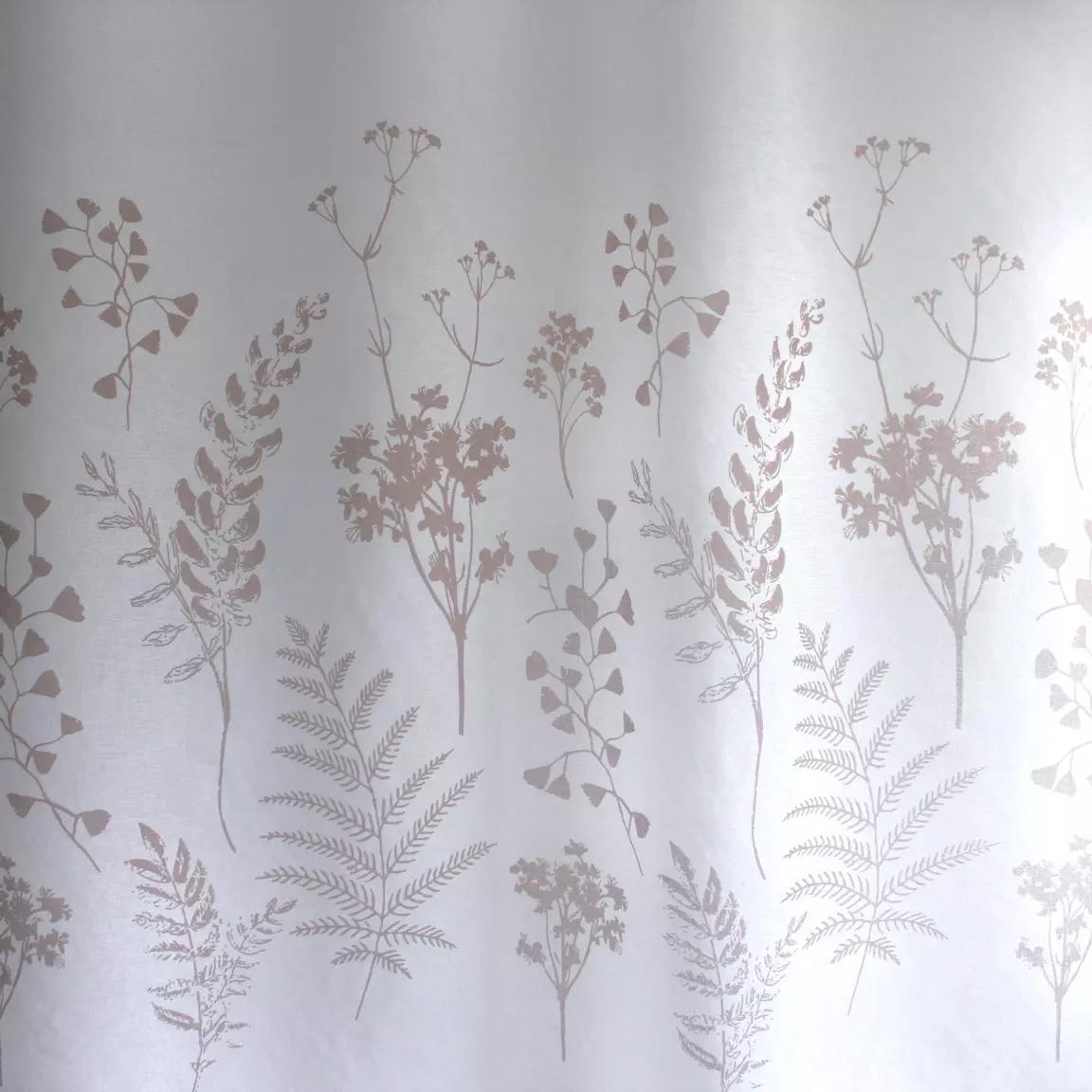 Voilage (140 x 240 cm) Herbier Blanc