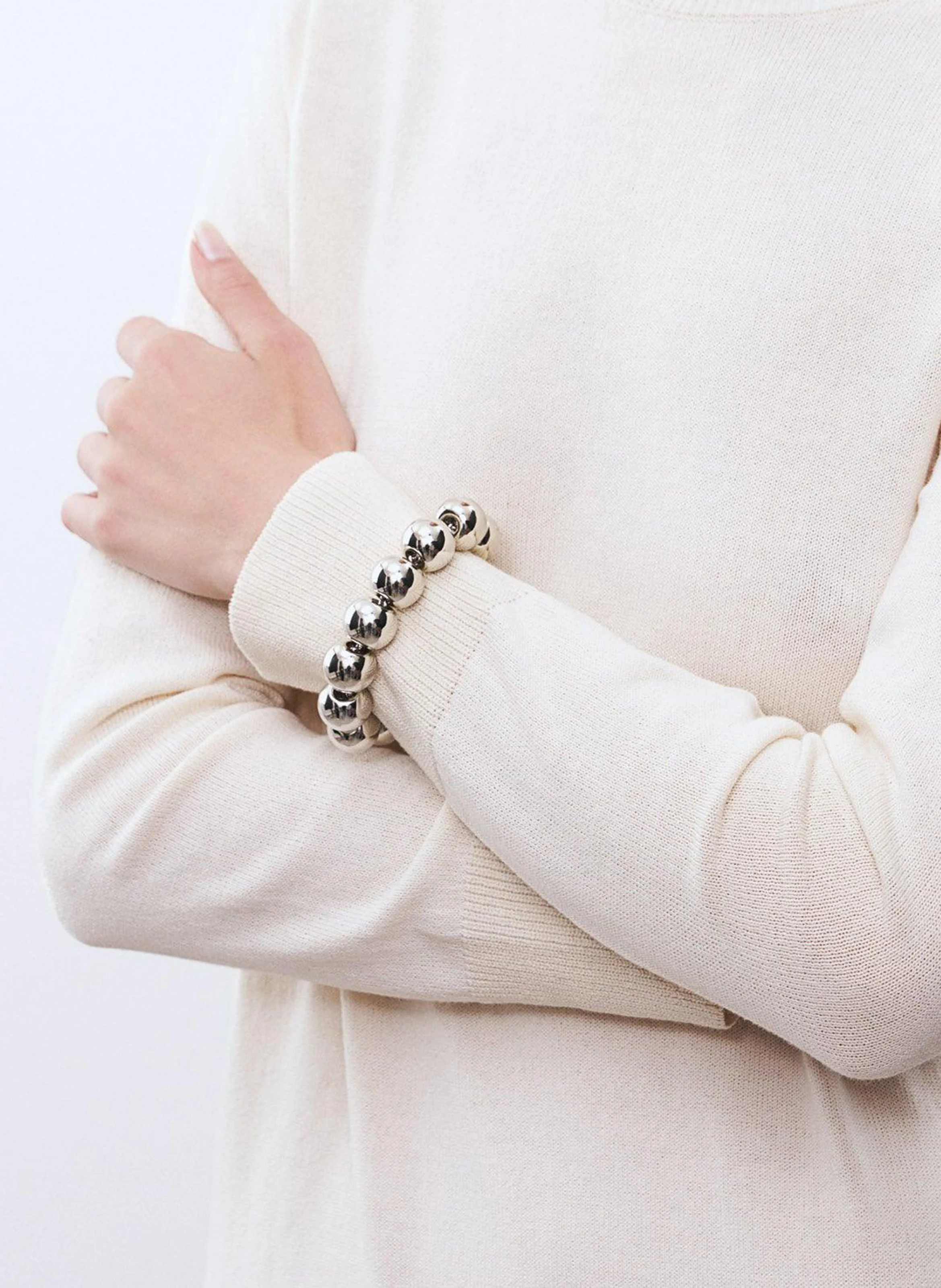 BEADS - Bracelet à perles | Argent