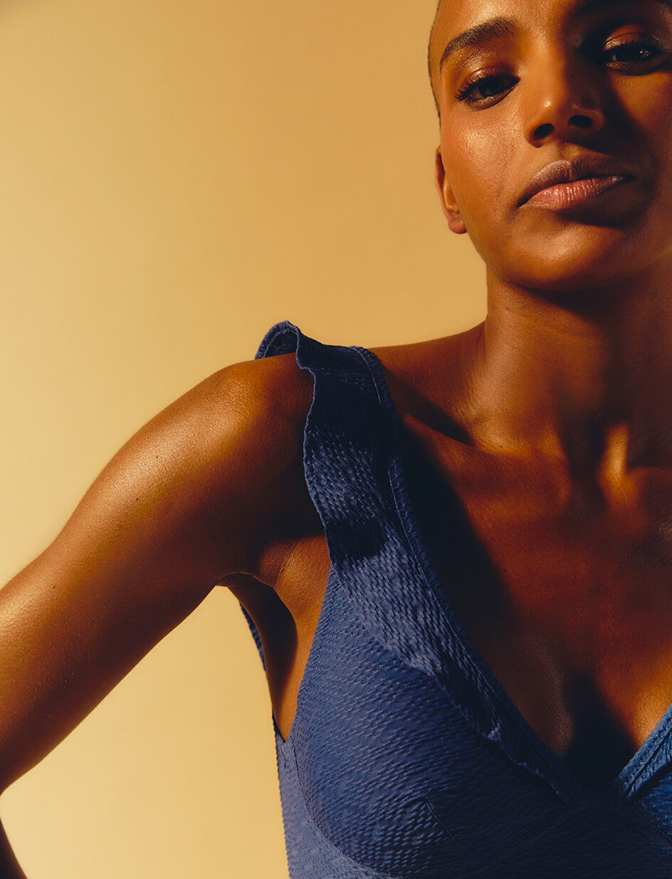 Maillot de bain une pièce - bleu franc