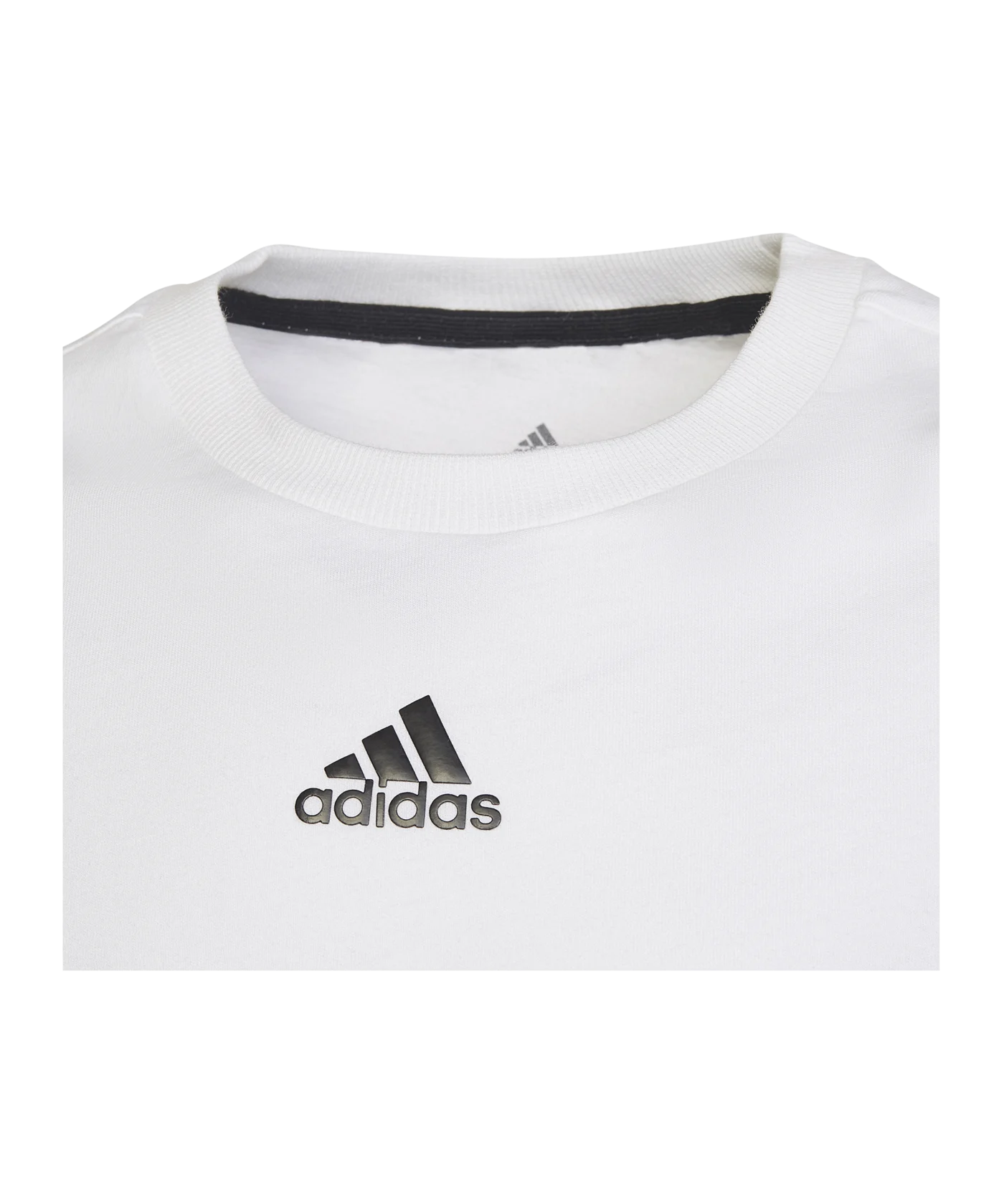 adidas Future Icon T-Shirt Kids Weiss Schwarz