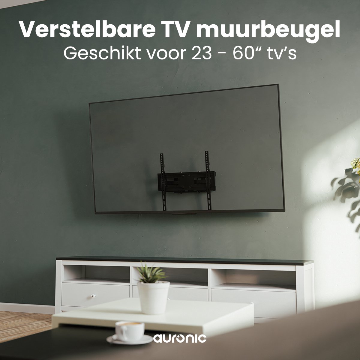 Auronic draaibaar en kantelbare TV beugel - 23-60 inch