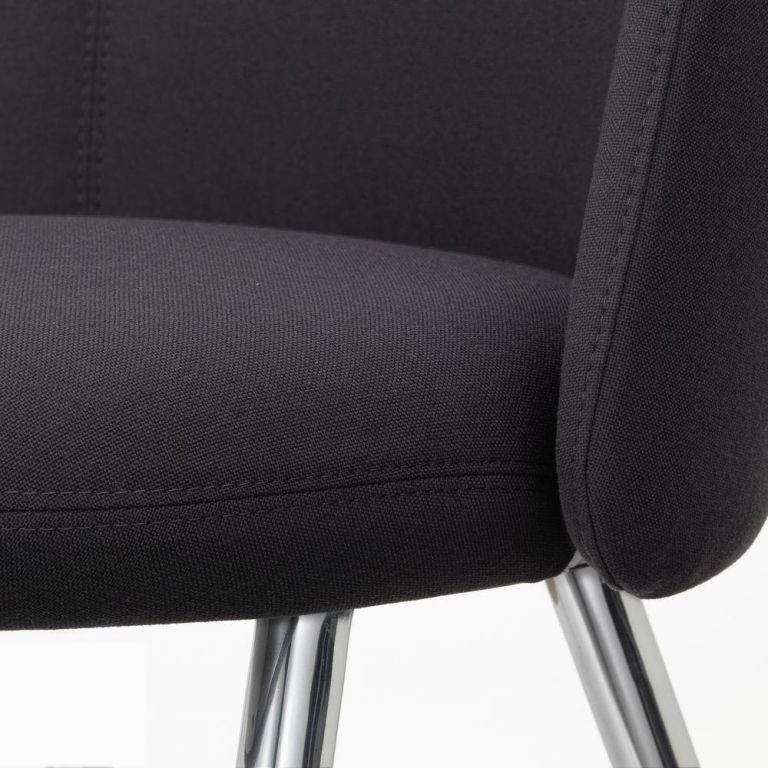 Vitra Mikado Side Chair stoel eiken onderstel Ivory