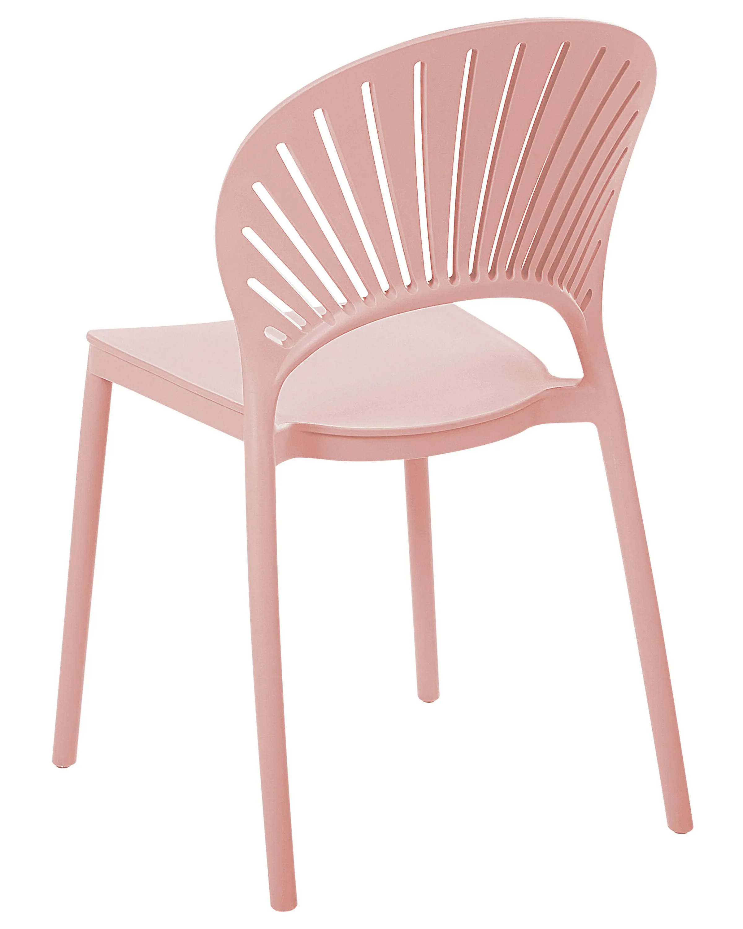 Set van 4 tuinstoelen OSTIA Pastelroze