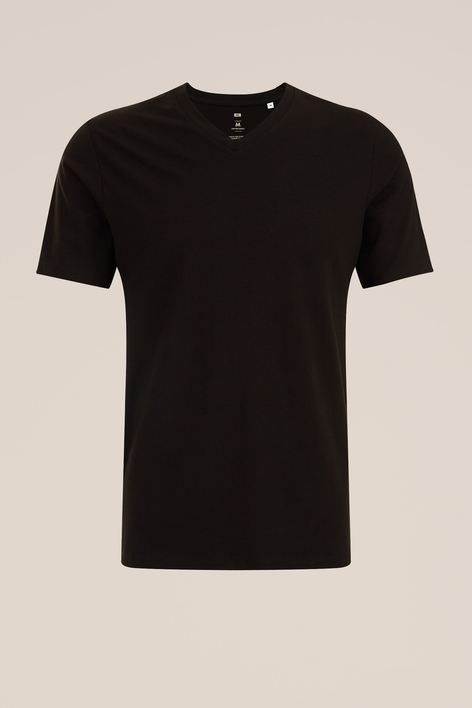 T-shirt WE Fashion Zwart