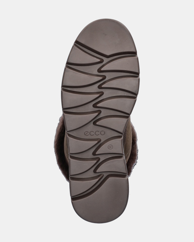 Ecco Nouvelle Gevoerde boots  - bruin