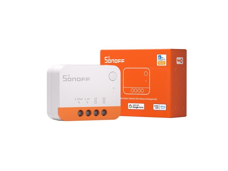 SONOFF ZigBee-Lichtaktor ZBMINI L2 1-fach Drahtloser Zigbee Schalter zur Gerätesteuerung