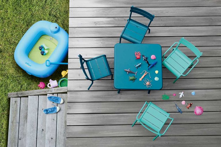Fermob Luxembourg kinder tuinstoel clay grey