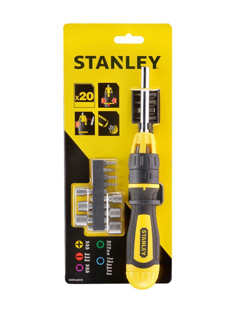 Stanley STHT0-62574 Ratelschroevendraaierset 20-delig