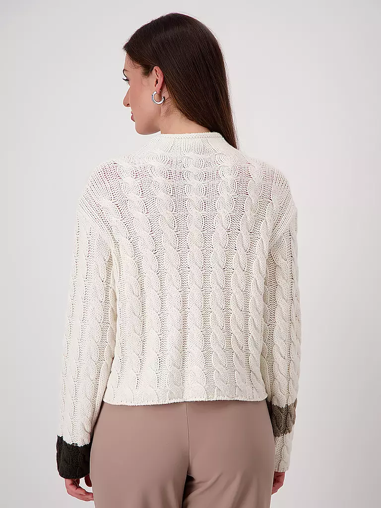 MONARI Rollkragenpullover creme