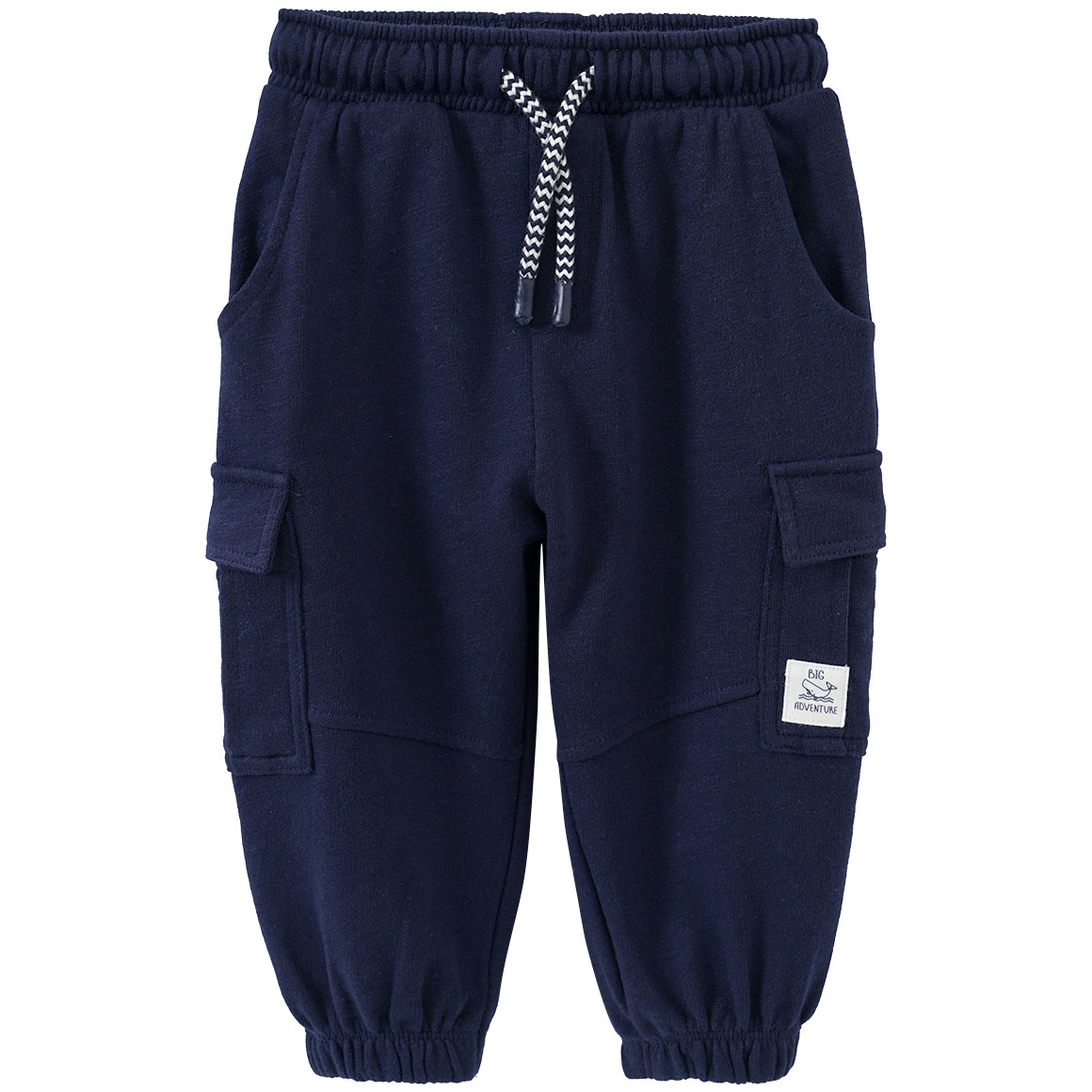 Topomini Baby Jogginghose mit Cargotaschen dunkelblau