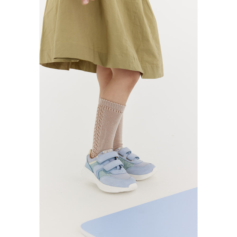 Køb Bisgaard Sky Glitter Yuki Glitter Velcro Sko
