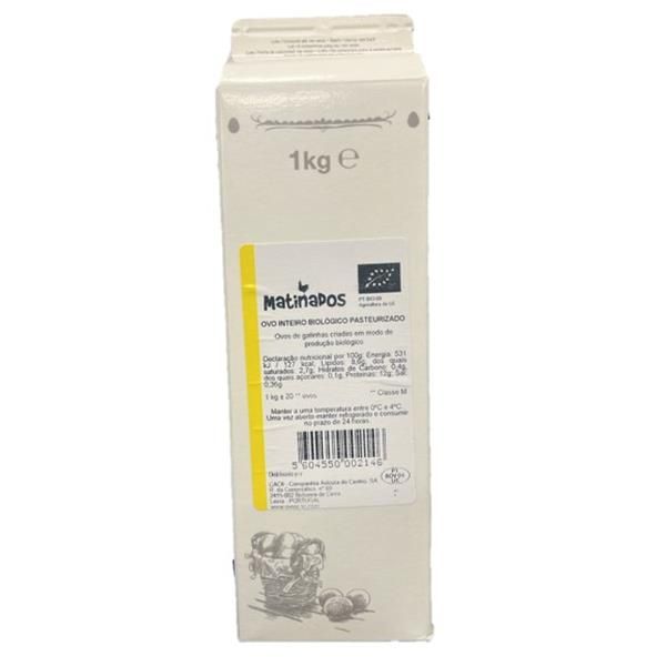 Matinados Ovos Líquidos Pasteurizados Bio 1Kg