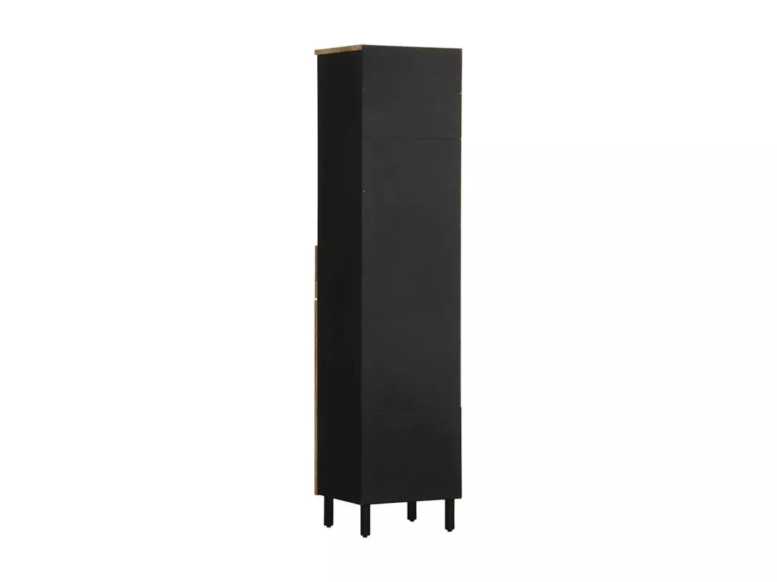 Armoire de salle de bain 38x33,5x160 cm bois massif de manguier