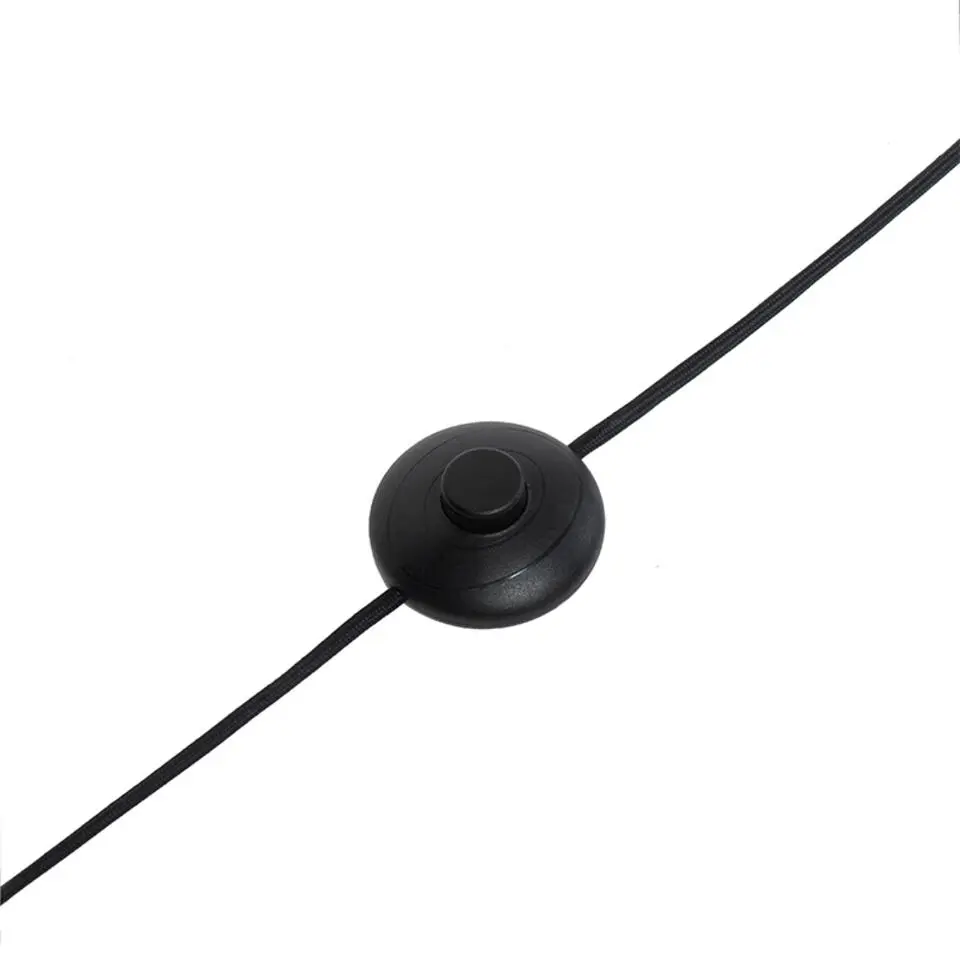 Qazqa vloerlampen athens zwart g9