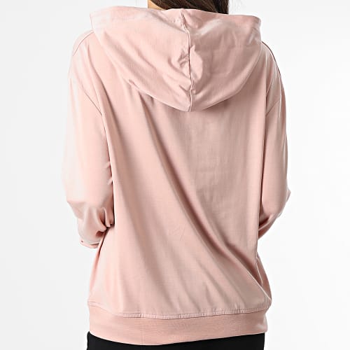 Tee Shirt Manches Longues Capuche Femme 50480538 Rose