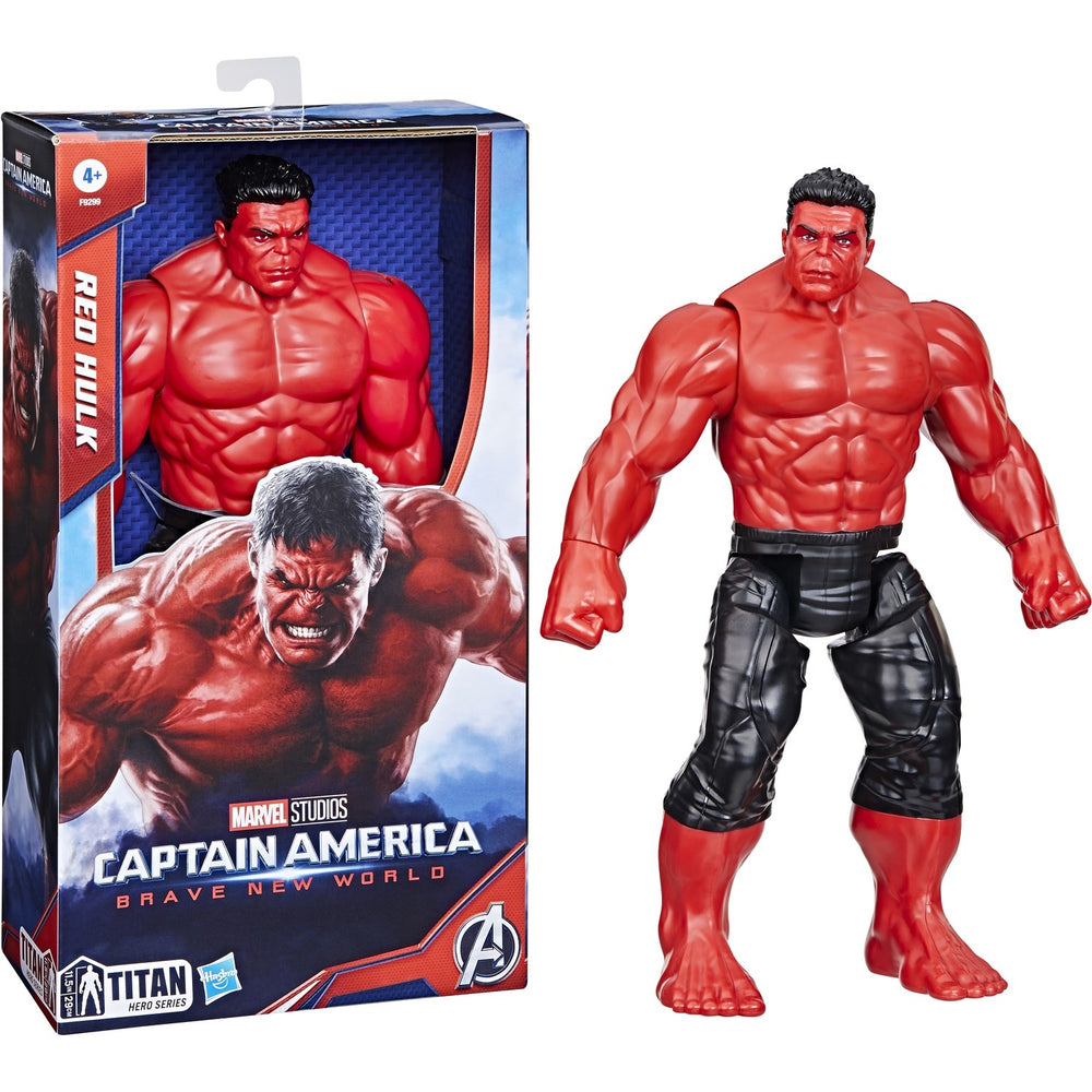 Køb Marvel Avengers Brave New World Titan Deluxe Red Hulk 30 Cm