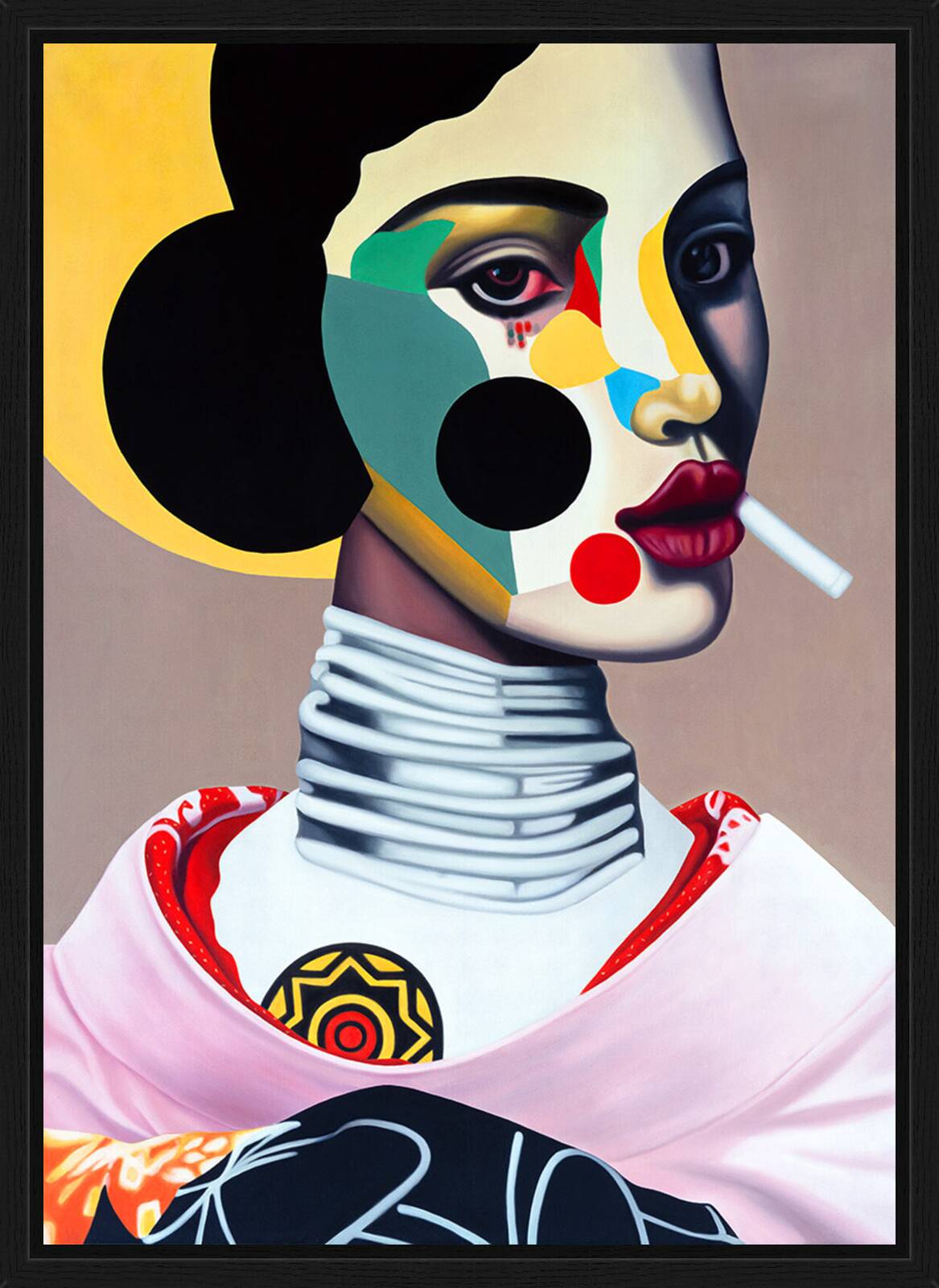 Die Raucherin by Tanja Hirschfeld - Limited Edition. Edition of: 150. Signed.