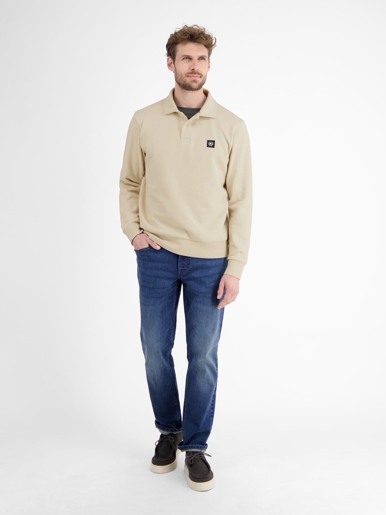 Sweat-Poloshirt für Herren
